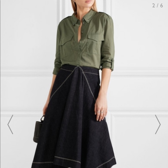 Equipment major cotton button down top sz small - Picture 1 of 8